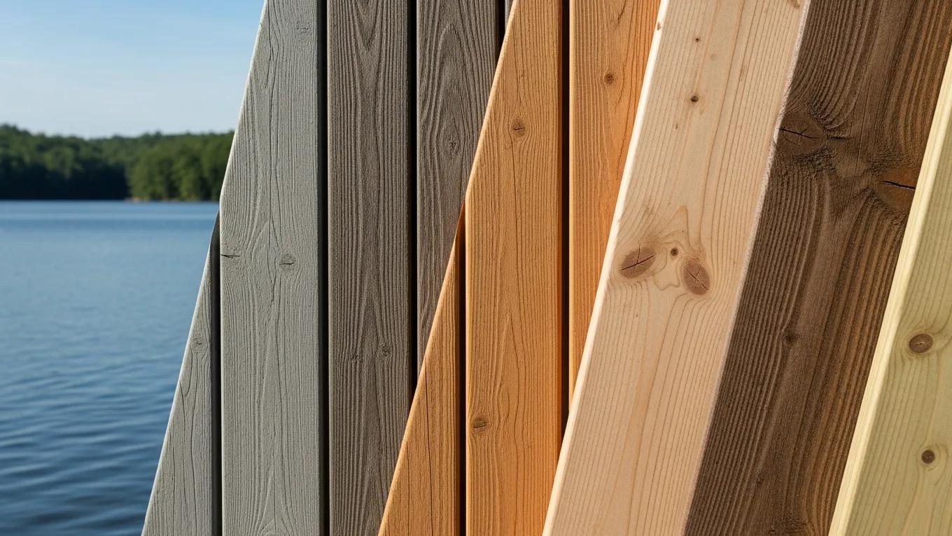 Composite and wood materials for durable dock construction at Lake Anna
