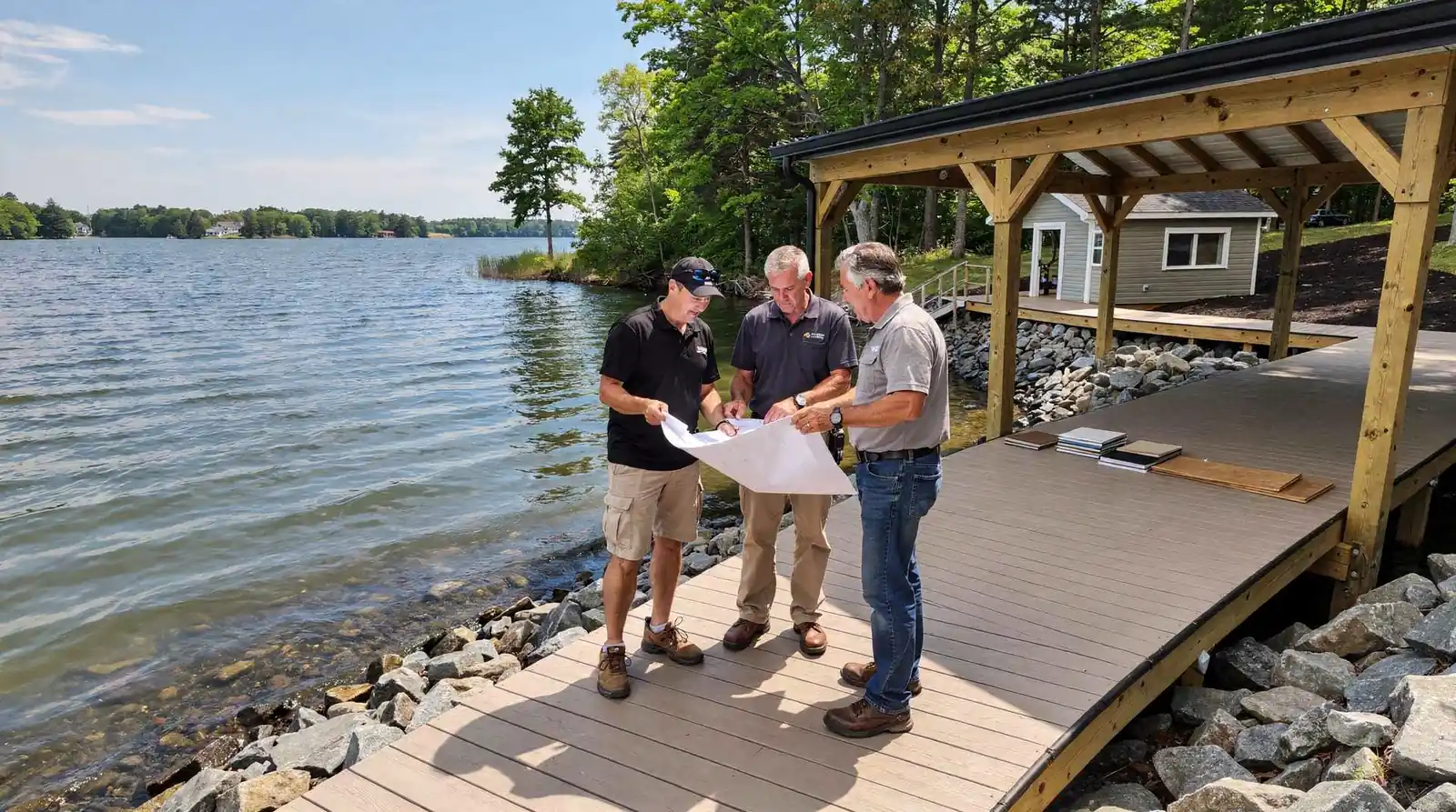 Homeowners should define their intended dock use and research builders familiar with Lake Anna's environment