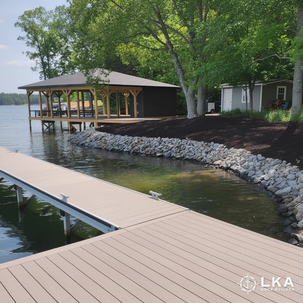 A dock permit is the specific approval a homeowner obtains before construction begins, while regulations