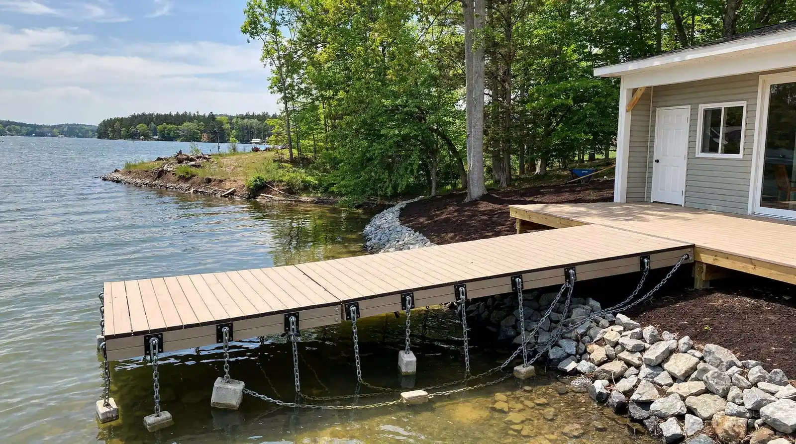 Floating docks are not maintenance-free, and design or upkeep mistakes create issues similar to those