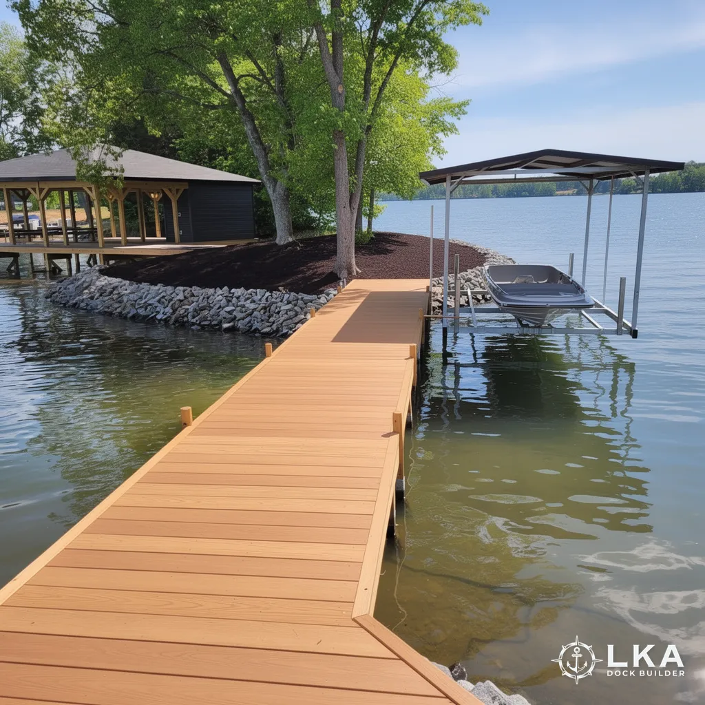 A basic dock installation in the Lake Anna area can range from about $20,000