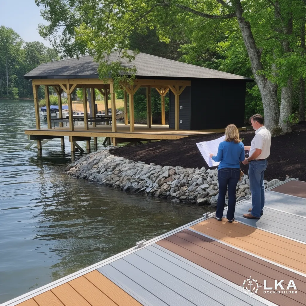 Permit fees for waterfront construction such as seawalls and docks vary significantly depending