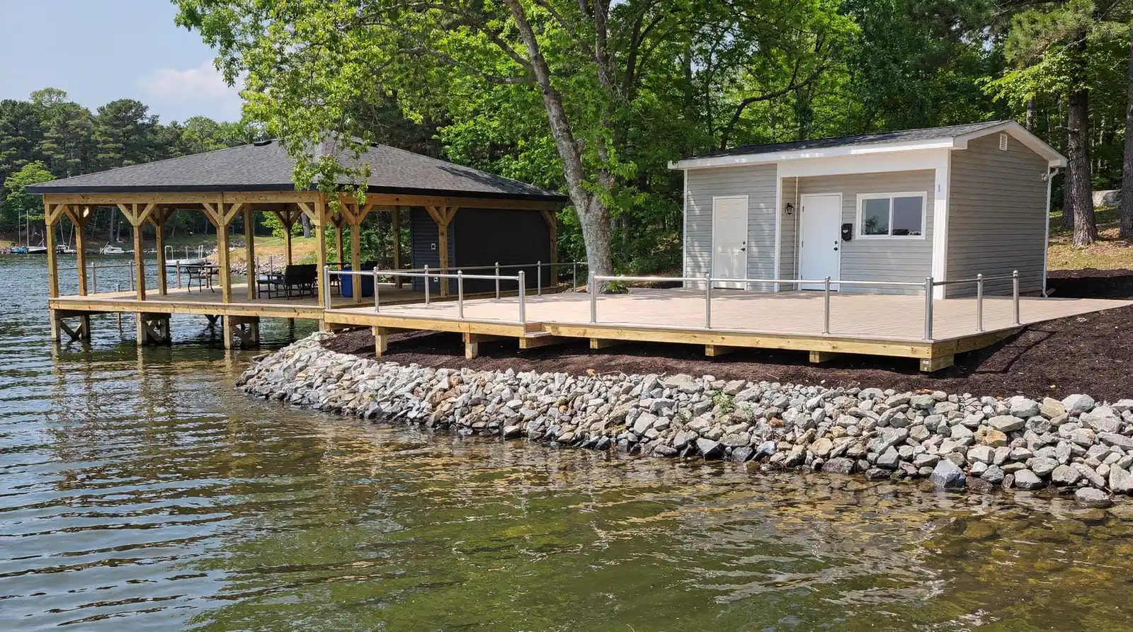 A reliable contractor should have verified marine construction licensing, insurance coverage, and relevant environmental