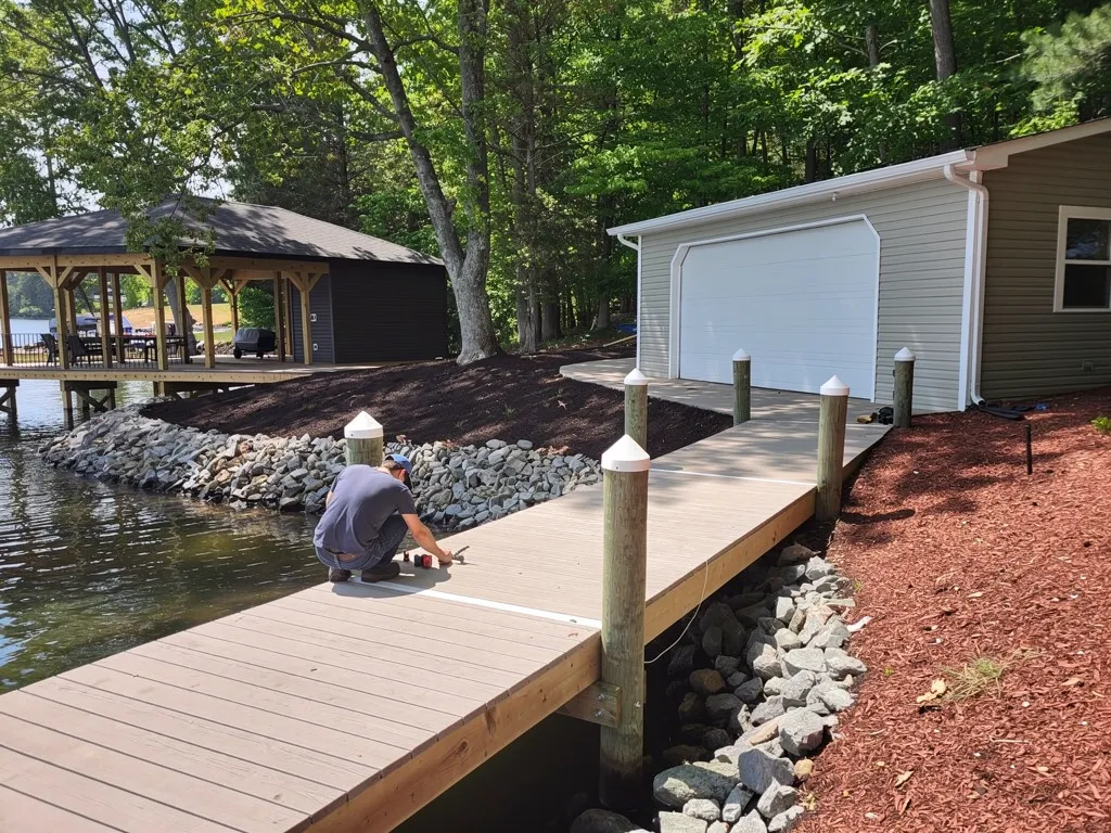 How Can Property Owners Effectively Repair and Maintain Their Existing Docks at Lake Anna