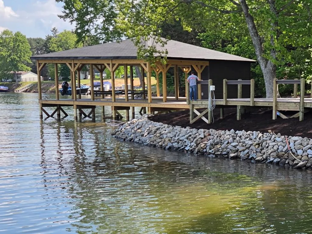 Dock repair materials and pricing estimate for storm damage