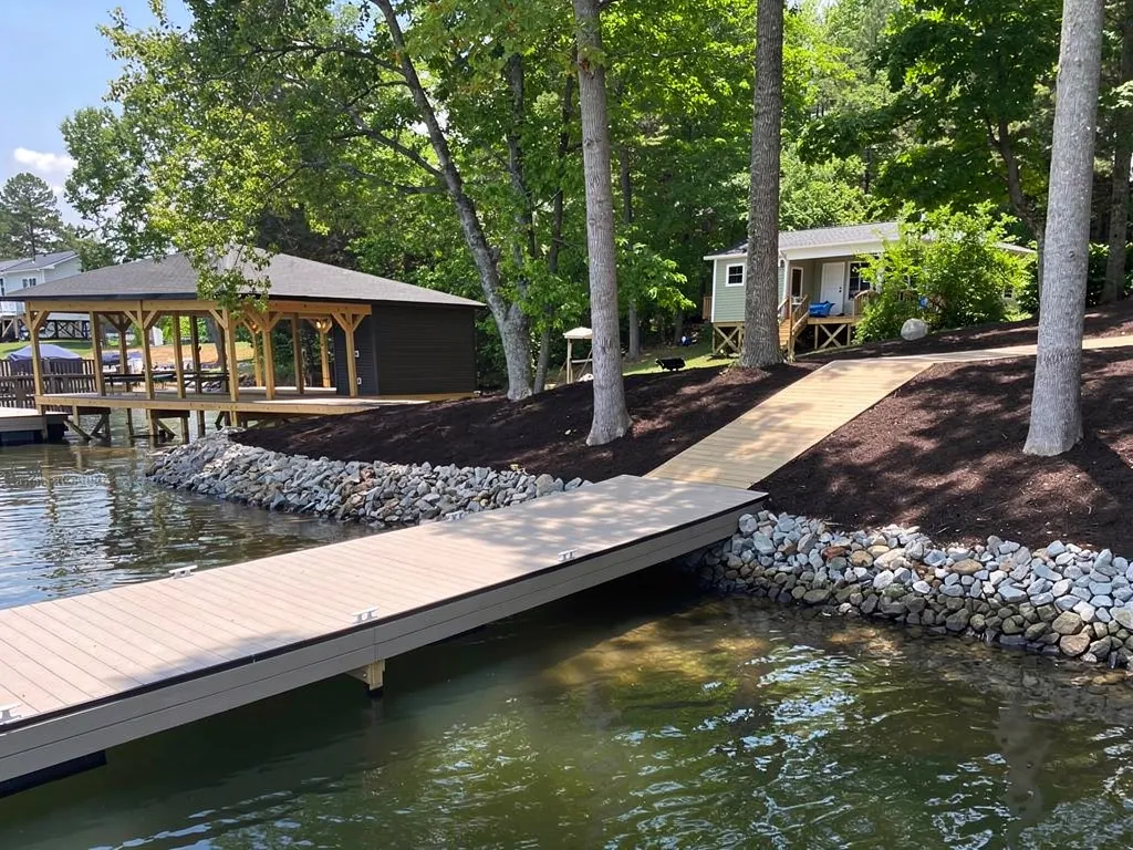Waterfront property with dock and boathouse near Lake Anna, Virginia