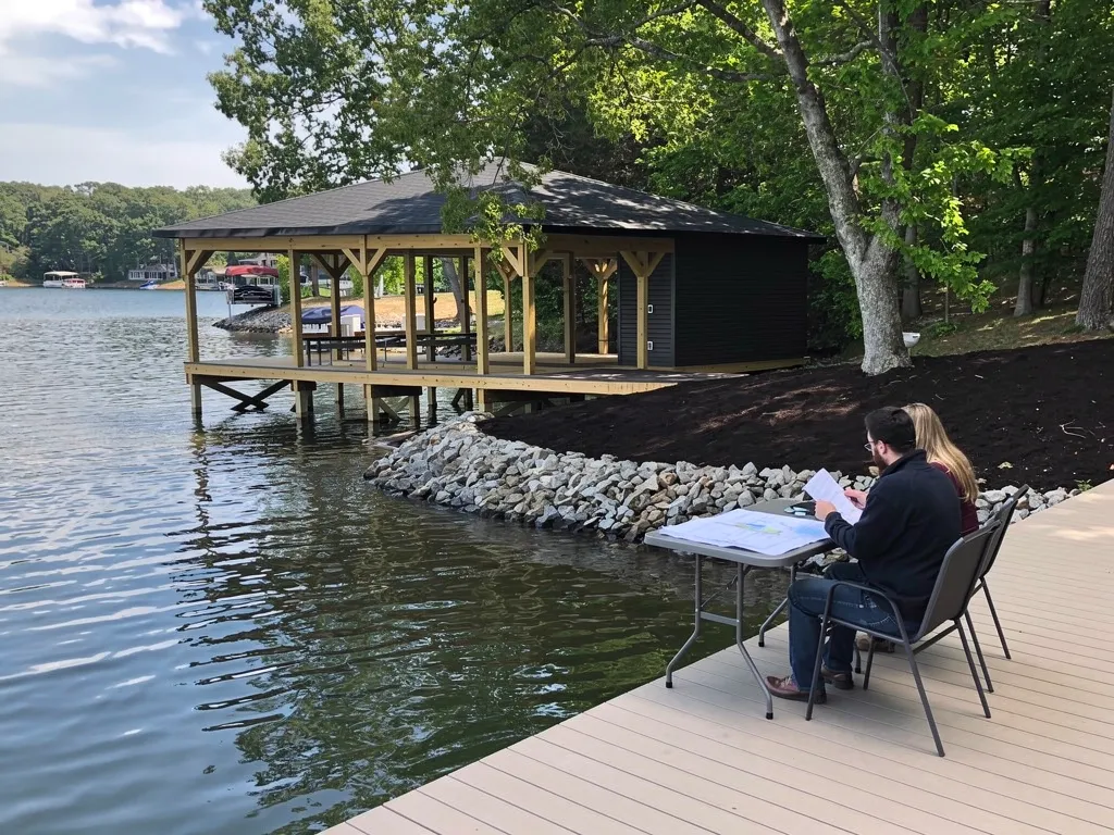 Dominion Energy and Spotsylvania County dock permitting paperwork on Lake Anna
