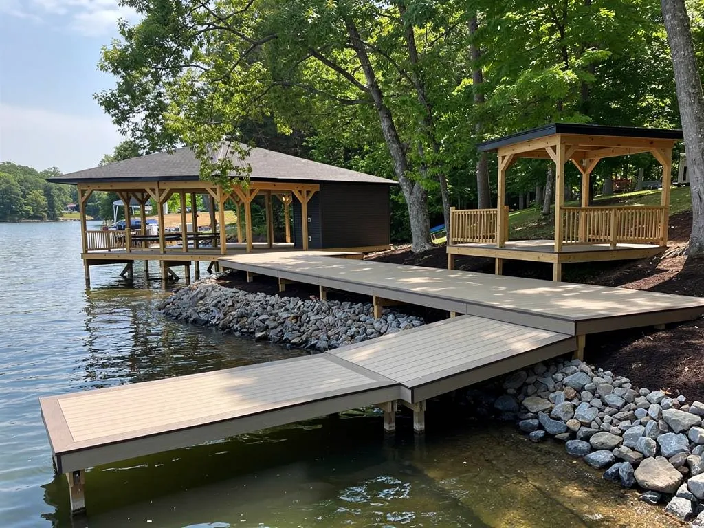 What Materials Are Available for a Custom Deck at Lake Anna