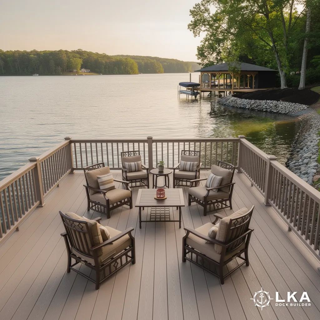 Decking Materials in Mineral, VA: Comparing Wood, Composite & PVC for Lakefront Homes